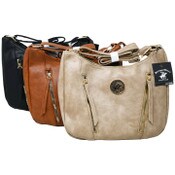 Wholesale - BHPC HOBO HANDBAG W/TOP ZIPPER 3-ASST BLK-COGNAC-TAUPE